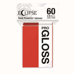 Ultra Pro - Eclipse Pro-Gloss Apple Red Small Deck Protector Sleeves 60ct